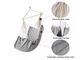 Ghế võng treo không độc hại trong nhà với chất liệu dây cotton Polyester